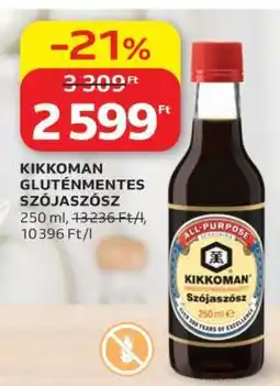 Auchan Kikkoman Gluténmentes Szójaszósz ajánlat