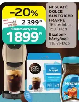 Auchan NESCAFÉ DOLCE GUSTO ICED FRAPPÉ ajánlat