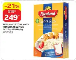 Auchan RICELAND GYORS VAGY KONYHAKÉSZ RIZS ajánlat