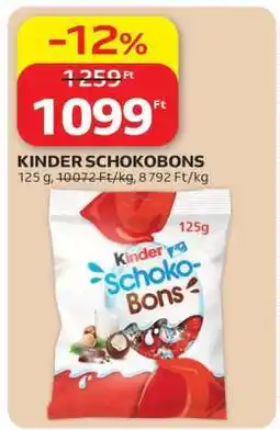 Auchan KINDER SCHOKOBONS ajánlat