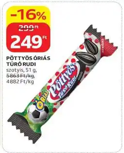 Auchan Pöttyös Óriás Túró Rudi ajánlat