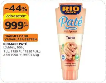 Auchan RIO MARE Paté ajánlat