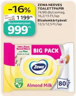 Auchan Zewa nedves toalettpapír ajánlat