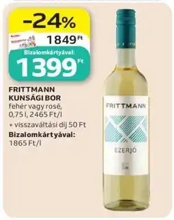 Auchan FRITTMANN KUNSÁGI BOR ajánlat