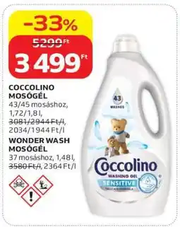 Auchan Coccolino Mosógél ajánlat