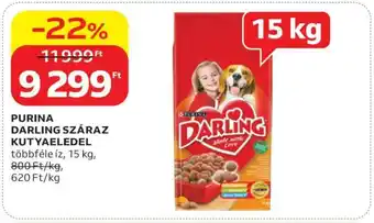 Auchan Purina Darling Száraz Kutyaeledel ajánlat