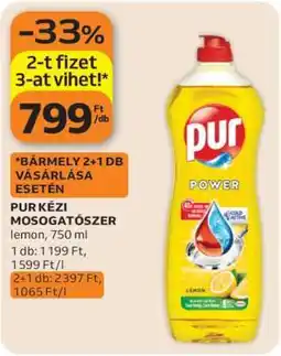 Auchan Pur kézi mosogatószer ajánlat
