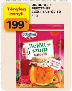 Auchan Dr. Oetker befőtt- és szörptartósító ajánlat