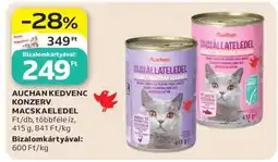 Auchan AUCHAN KEDVENC KONZERV MACSKAELEDEL ajánlat