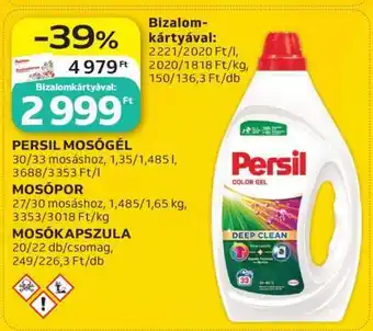 Auchan Persil mosógél ajánlat