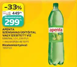 Auchan Apenta Szénsavas Üdítőital vagy Ízesített Víz ajánlat