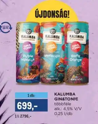 Metro KALUMBA GIN&TONIC ajánlat