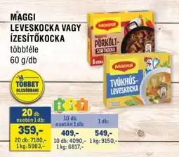Metro MAGGI LEVESKOCKA VAGY ÍZESÍTŐKOCKA ajánlat