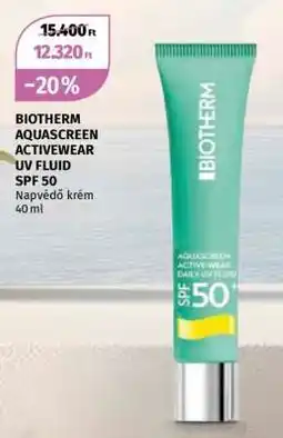 Müller BIOTHERM AQUASCREEN ACTIVEWEAR UV FLUID SPF 50 ajánlat