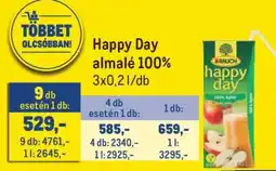 Metro Happy Day almalé 100% ajánlat