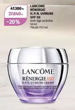 Müller LANCOME RÉNERGIE H.P.N. UVMUNE SPF 50 ajánlat