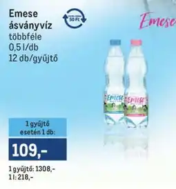Metro Emese ásványvíz ajánlat