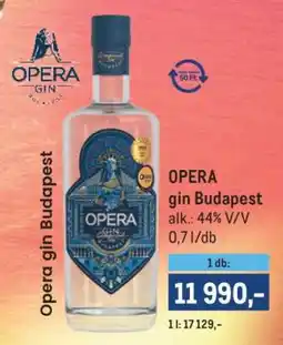 Metro OPERA gin Budapest ajánlat