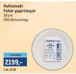 Metro Huhtamaki Fehér papírtányér ajánlat