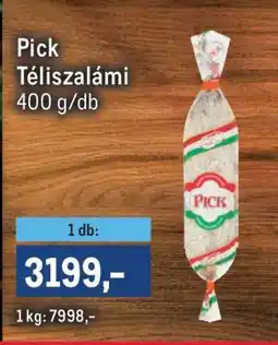 Metro PICK Téliszalámi ajánlat