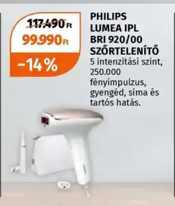 Müller PHILIPS LUMEA IPL BRI 920/00 SZŐRTELENÍTŐ ajánlat