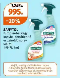 Müller SANYTOL ajánlat