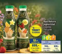 Metro REAL NATURE Joghurtital ajánlat