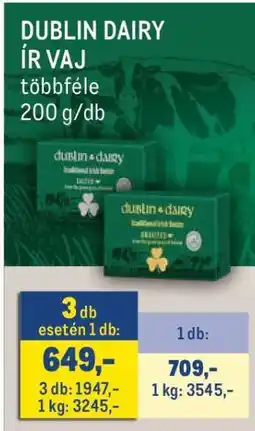 Metro Dublin Dairy ír vaj ajánlat
