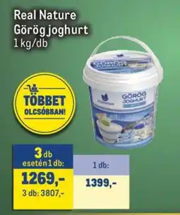 Metro REAL NATURE Görög joghurt ajánlat
