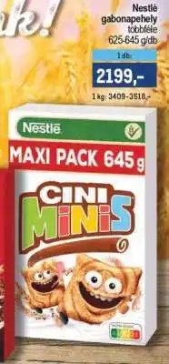 Metro Nestlé Cini Minis ajánlat
