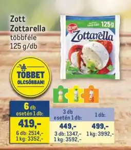 Metro ZOTT Zottarella ajánlat