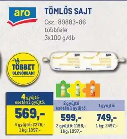 Metro ARO TÖMLŐS SAJT ajánlat