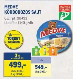 Metro Medve kördobozos sajt ajánlat