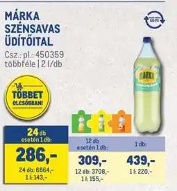 Metro Márka Szénsavas Üdítőital ajánlat