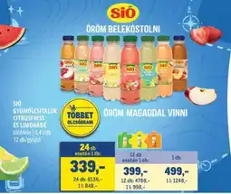 Metro Sió Gyümölcsitalok Citrusfriss és Limonádé ajánlat