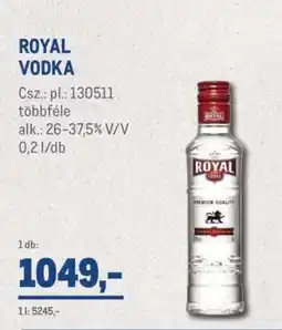 Metro ROYAL Vodka ajánlat