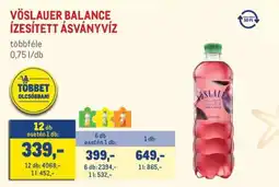 Metro Vöslauer Balance ízesített ásványvíz ajánlat