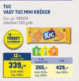 Metro TUC VAGY TUC MINI KRÉKER ajánlat