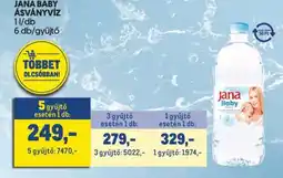 Metro Jana Baby ásványvíz ajánlat