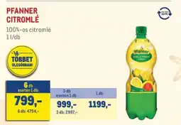 Metro PFANNER CITROMLÉ ajánlat