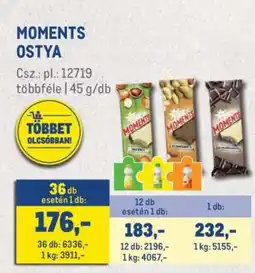 Metro Moments ostya ajánlat