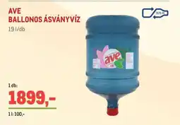Metro AVE Ballonos Ásványvíz ajánlat