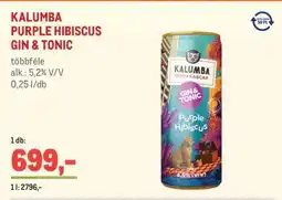 Metro KALUMBA PURPLE HIBISCUS GIN & TONIC ajánlat