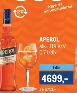 Metro Aperol ajánlat