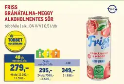 Metro FRISS GRÁNÁTALMA-MEGGY ALKOHOLMENTES SÖR ajánlat