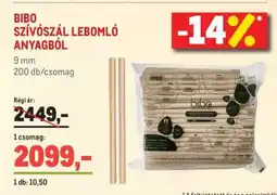 Metro BIBO Szívószál Lebomló Anyagból ajánlat
