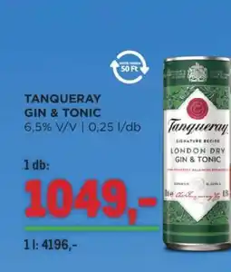 Metro TANQUERAY GIN & TONIC ajánlat