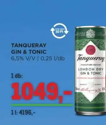 Metro TANQUERAY GIN & TONIC ajánlat