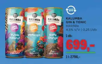 Metro KALUMBA GIN&TONIC ajánlat