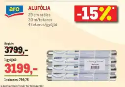Metro aro ALUFÓLIA ajánlat